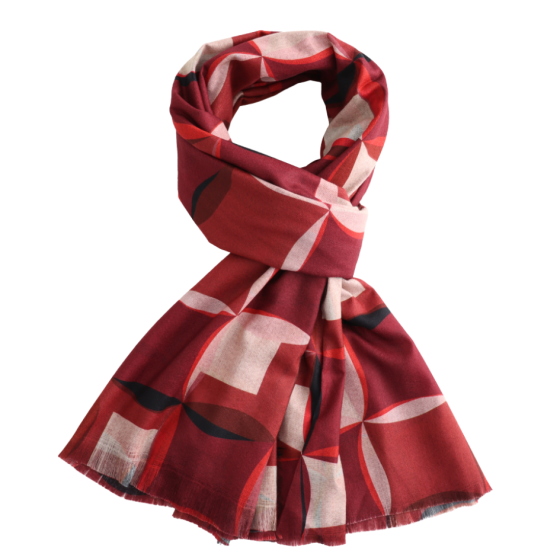 Geometric scarf