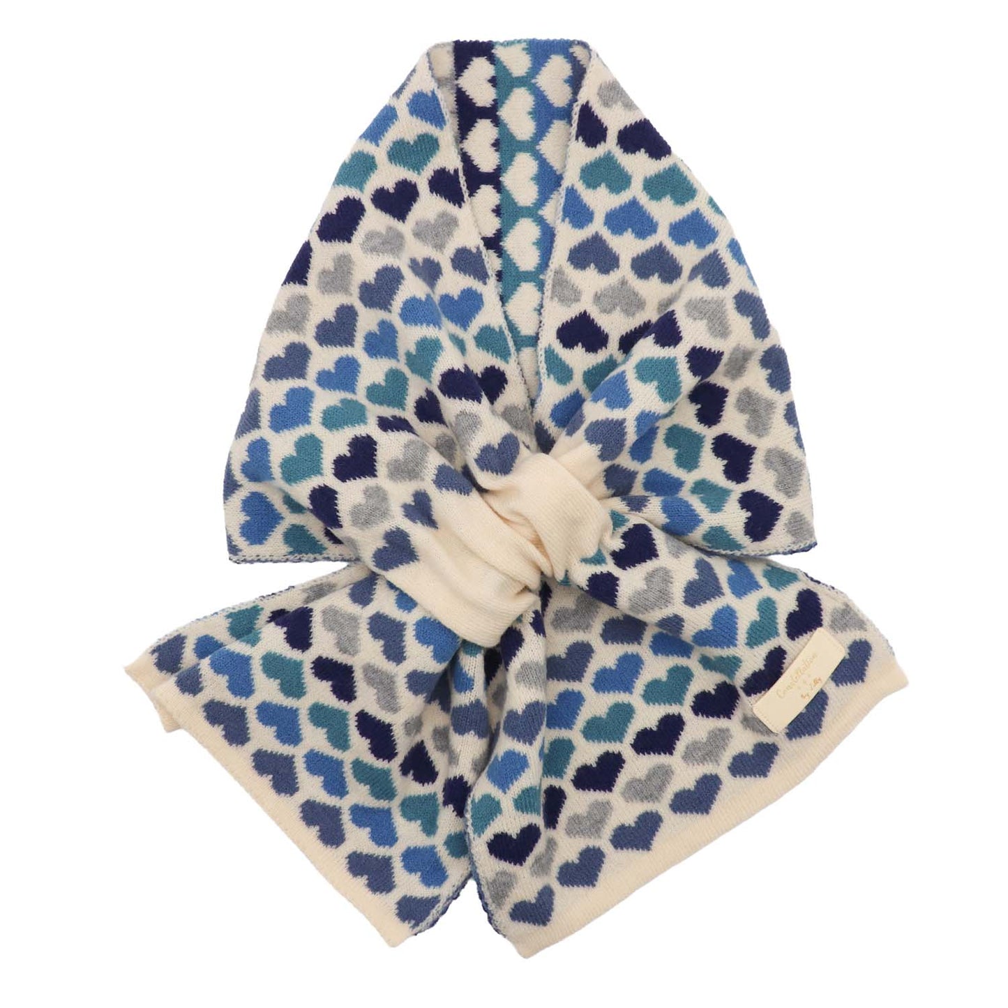 Blue Love Heart - Scarf