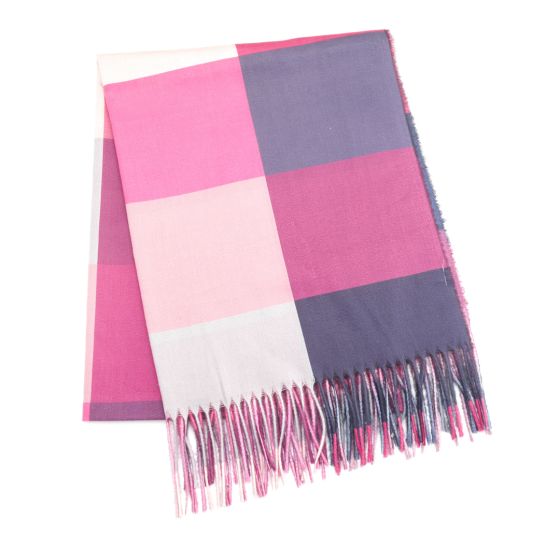 Checked scarf