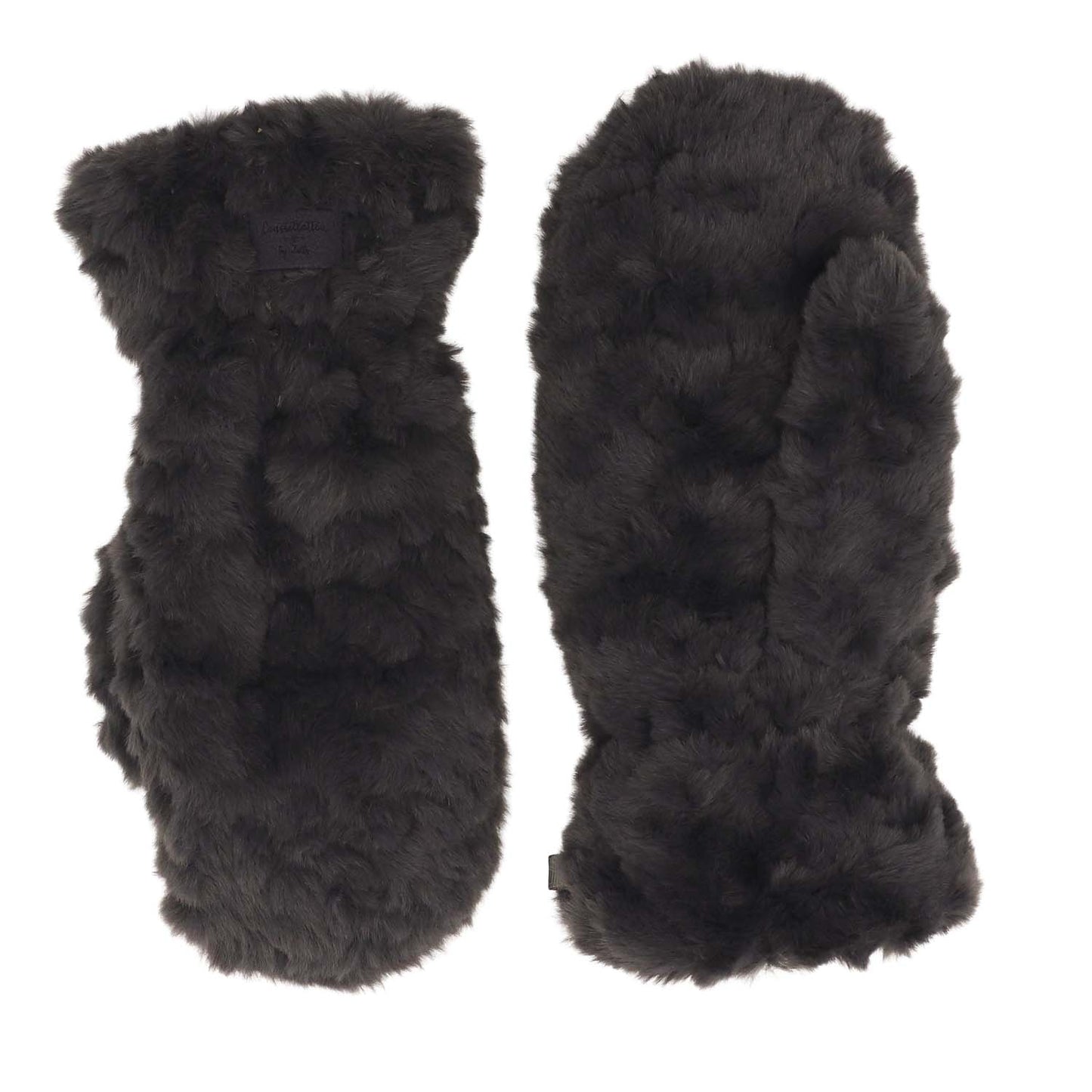 Teddy Mittens Grey