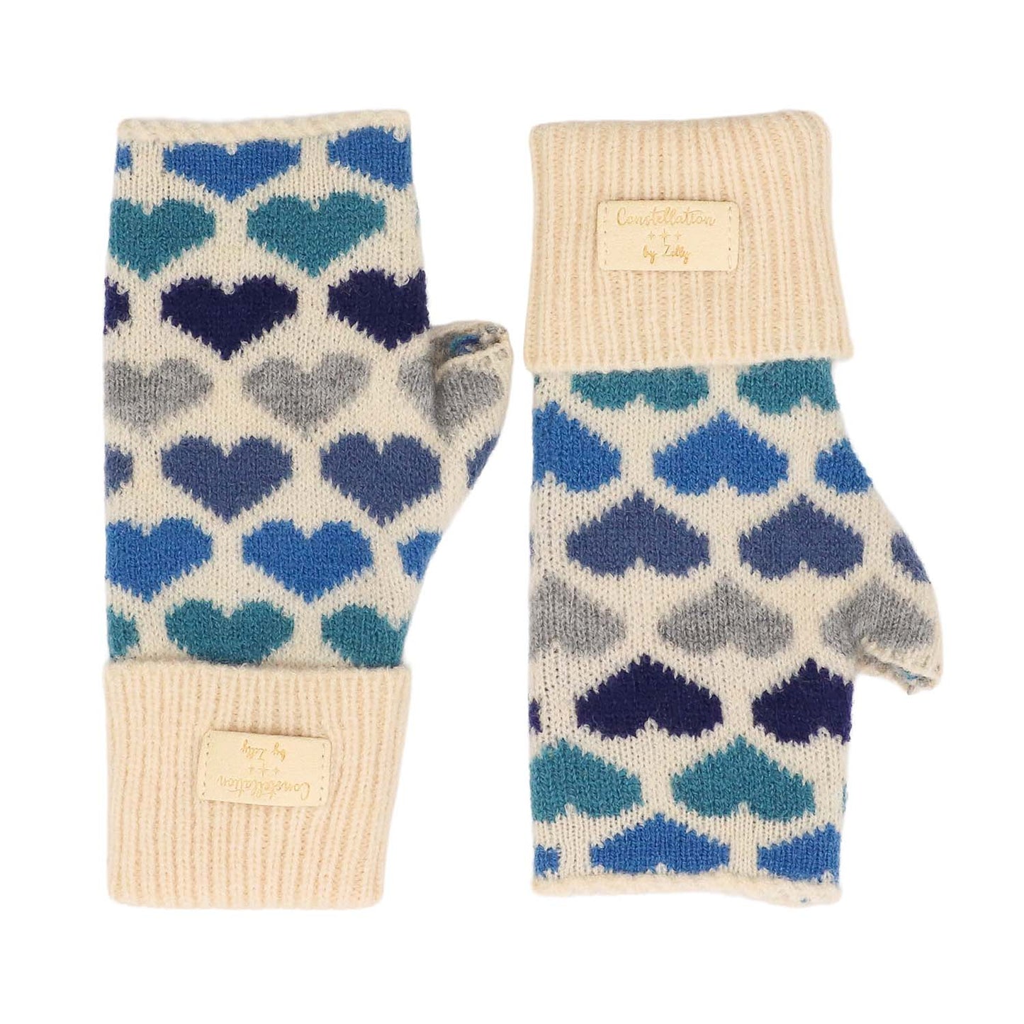 Blue Love Heart - Scarf