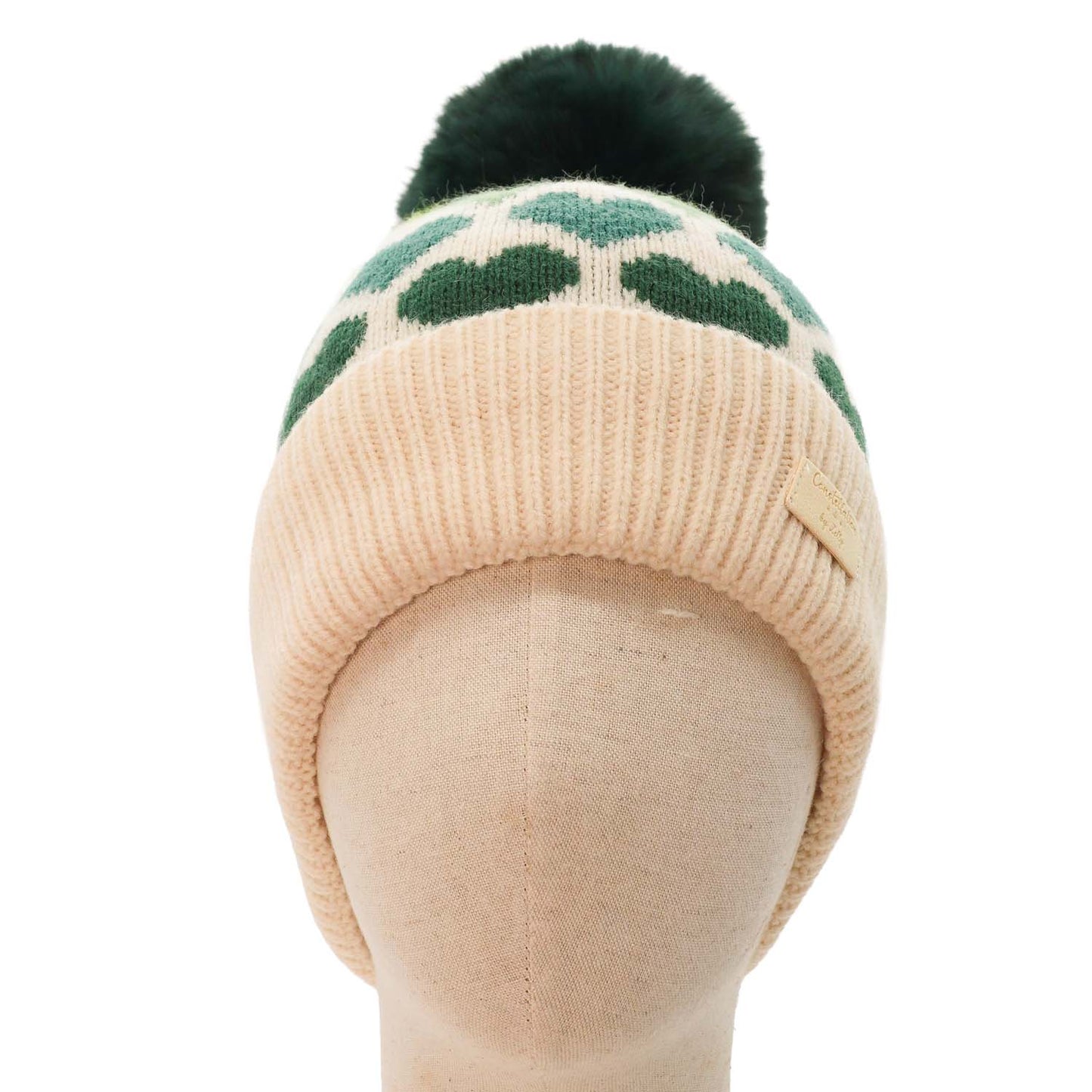 Green Love Hearts - Scarf