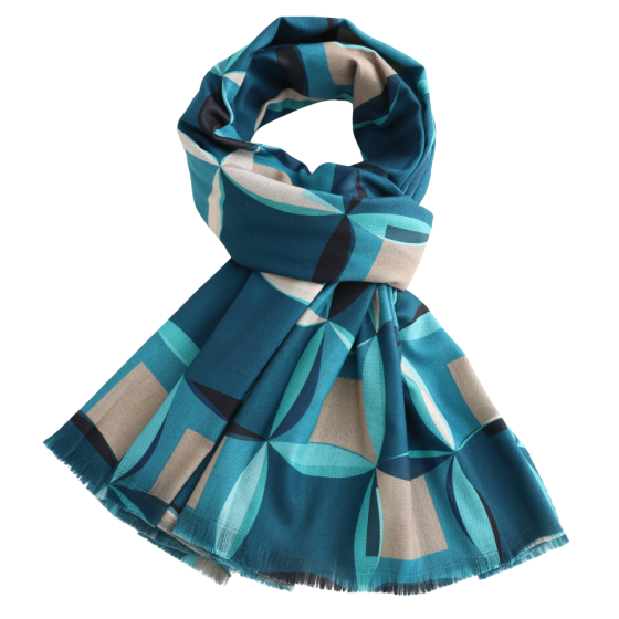 Geometric scarf