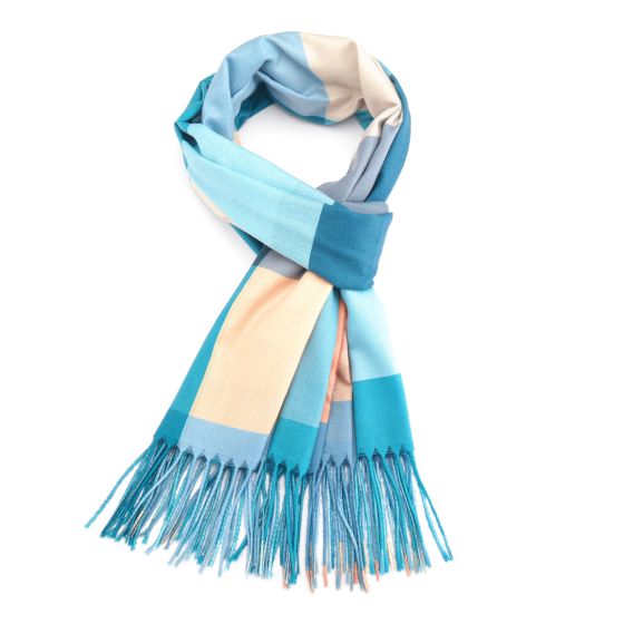 Checked scarf