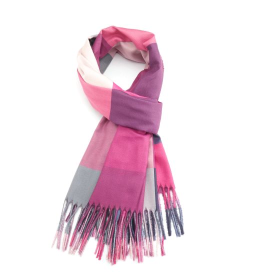 Checked scarf