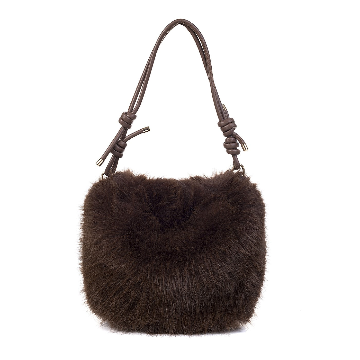 Large Faux Fur Shoulder Bag